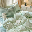 GobekUsa Luxurious 2024 Grid Lattice Bedding Set