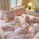 GobekUsa Luxurious 2024 Grid Lattice Bedding Set