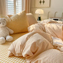 GobekUsa Luxurious 2024 Grid Lattice Bedding Set