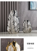 GobekUsa Luxurious Gold Ceramic Vases for Home Decor