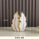 GobekUsa Luxurious Gold Ceramic Vases for Home Decor