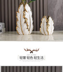 GobekUsa Luxurious Gold Ceramic Vases for Home Decor