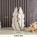 GobekUsa Luxurious Gold Ceramic Vases for Home Decor