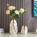 GobekUsa Luxurious Gold Ceramic Vases for Home Decor