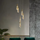 GobekUsa Luxurious Gold Crystal Chandelier for Staircase