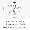 GobekUsa Luxurious Golden LED Chandelier for Home