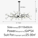 GobekUsa Luxurious Golden LED Chandelier for Home