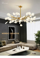 GobekUsa Luxurious Golden LED Chandelier for Home
