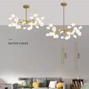 GobekUsa Luxurious Golden LED Chandelier for Home