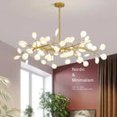 GobekUsa Luxurious Golden LED Chandelier for Home