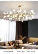 GobekUsa Luxurious Golden LED Chandelier for Home