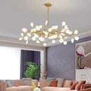 GobekUsa Luxurious Golden LED Chandelier for Home