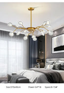 GobekUsa Luxurious Golden LED Chandelier for Home