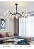 GobekUsa Luxurious Golden LED Chandelier for Home