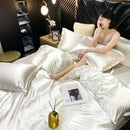 GobekUsa Luxurious Mulberry Silk Bedding Set with Sheets