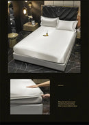 GobekUsa Luxurious Mulberry Silk Bedding Set with Sheets