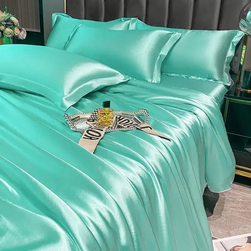 GobekUsa Luxurious Nordic Silk Bedding Set for Couples, photo 26 of 37