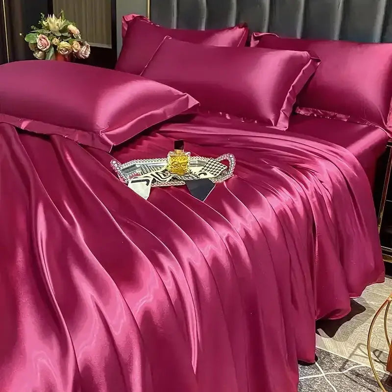 GobekUsa Luxurious Nordic Silk Bedding Set - Summer Feel