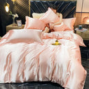 GobekUsa Luxurious Rayon Silk Bedding Set - King Size