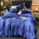 GobekUsa Luxurious Rayon Silk Bedding Set - King Size