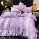 GobekUsa Luxurious Rayon Silk Bedding Set - King Size