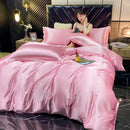 GobekUsa Luxurious Rayon Silk Bedding Set - King Size