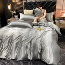 GobekUsa Luxurious Rayon Silk Bedding Set - King Size