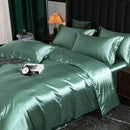 GobekUsa Luxurious Silk Bedding Set - Solid Color King/Queen/Twin
