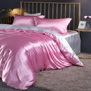 GobekUsa Luxurious Silk Bedding Set - Solid Color Options