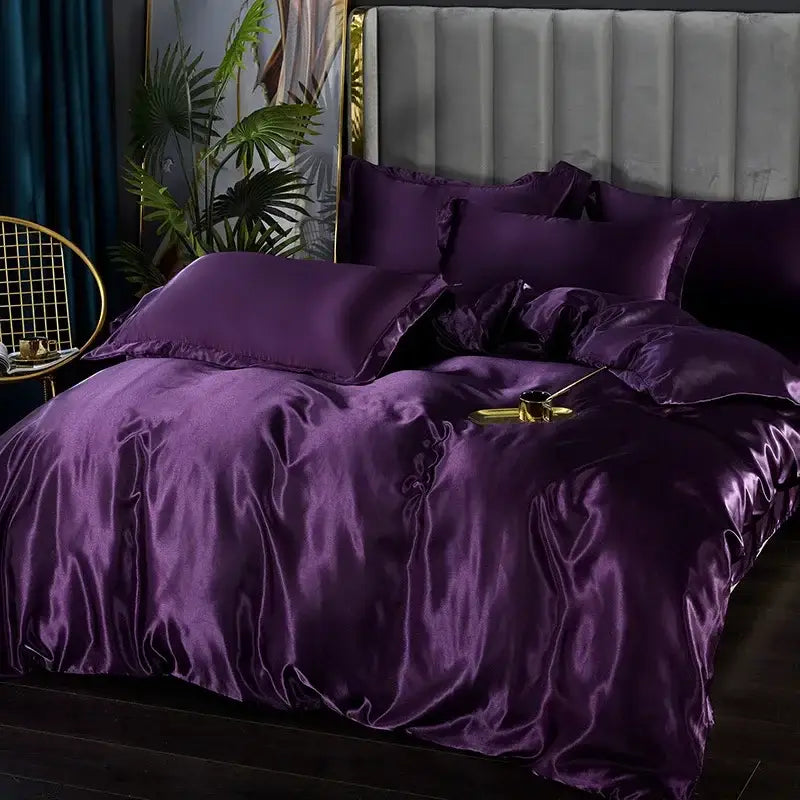 GobekUsa Luxurious Silk Bedding Set, Various Sizes, photo 16 of 40