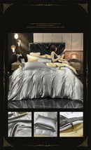 GobekUsa Luxurious Silk Bedding Set with Sheets