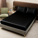 GobekUsa Luxurious Solid Color Satin Bedding Set