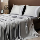 GobekUsa Luxurious Solid Color Satin Bedding Set