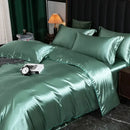 GobekUsa Luxurious Solid Color Silk Bedding Set