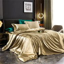 GobekUsa Luxurious Solid Silk Bedding Set - Multiple Sizes