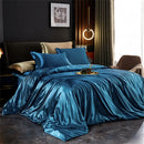 GobekUsa Luxurious Solid Silk Bedding Set - Multiple Sizes