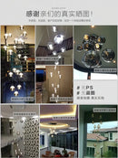 GobekUsa Luxurious Spiral LED Chandelier for Home & Hotel
