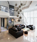 GobekUsa Luxurious Spiral LED Chandelier for Home & Hotel