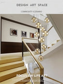 GobekUsa Luxurious Spiral LED Chandelier for Home & Hotel