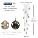 GobekUsa Luxurious Spiral LED Chandelier for Home & Hotel