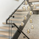 GobekUsa Luxurious Spiral LED Chandelier for Home & Hotel