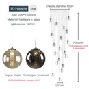 GobekUsa Luxurious Spiral LED Chandelier for Home & Hotel