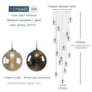 GobekUsa Luxurious Spiral LED Chandelier for Home & Hotel