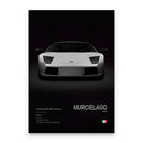 Modern black luxury car canvas wall art bedroom decor by Decorbites