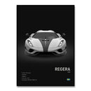 GobekUsa Luxury Cars Canvas Wall Art Print - Modern Home Decor