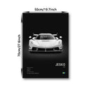 GobekUsa Luxury Cars Canvas Wall Art Print - Modern Home Decor