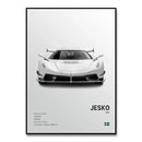 GobekUsa Luxury Cars Canvas Wall Art Print - Modern Home Decor