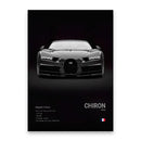Modern black sports car canvas wall art living room decor by Decorbites