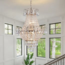 GobekUsa Luxury Crystal Chandelier Copper Color 7-Light Fixture