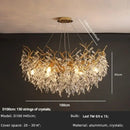 GobekUsa Luxury Crystal Chandelier with LED Lights